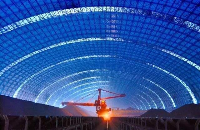 临沂亿优钢构工程师为您解析原料场封闭技术的特点和类型